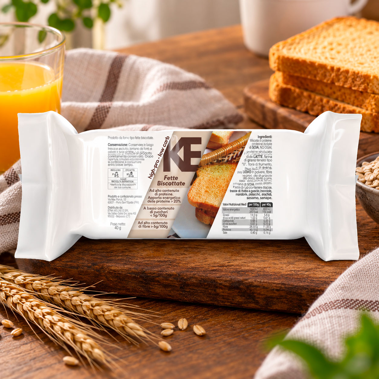 Fette biscottate ke low carb - 4 pz